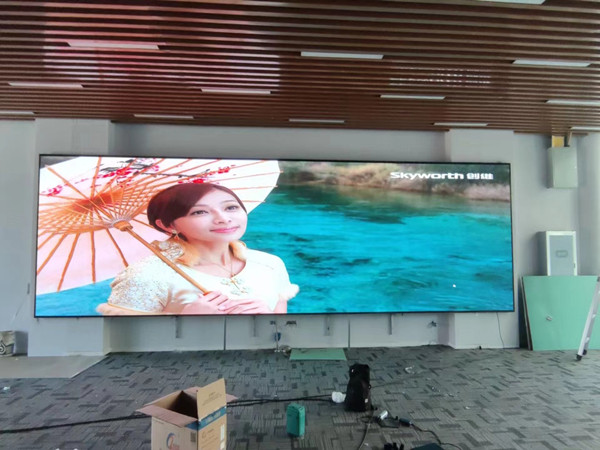 塔城P1.53led小间距屏安装案例